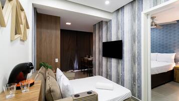 Apartament bàsic | 1 dormitori, roba de llit hipoal·lergògena i decoració individual