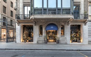 Majoituspaikan julkisivu