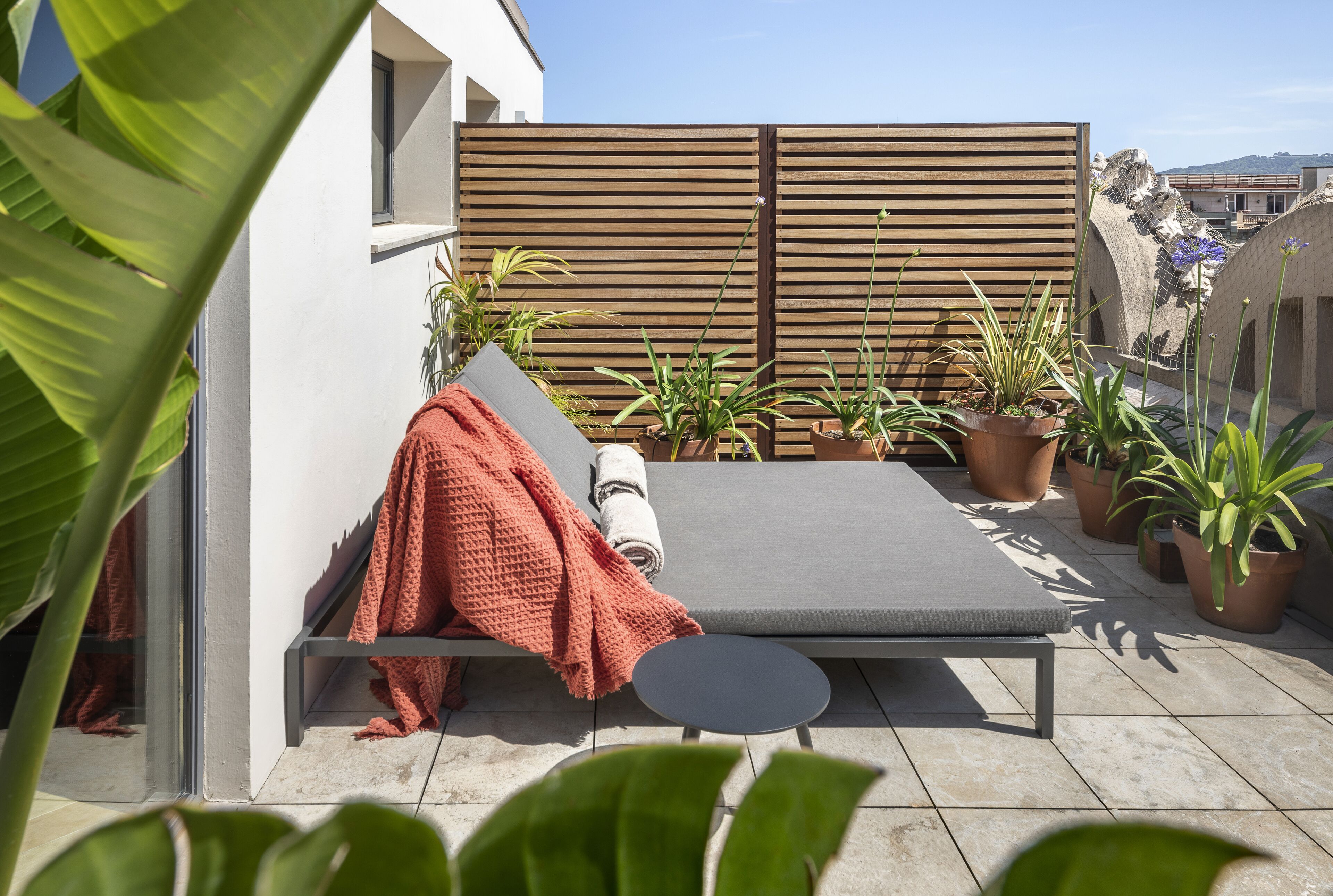 Dobbeltrom – deluxe, terrasse | Terrasse/patio