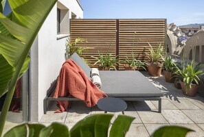 Chambre Deluxe double, terrasse | Terrasse/patio