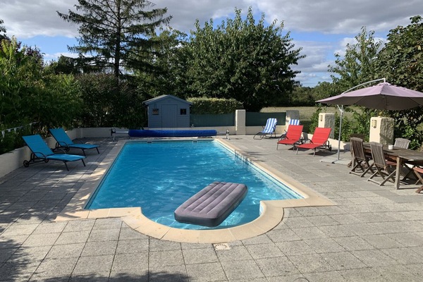 Piscina externa, piscina aquecida