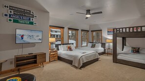 4 bedrooms, iron/ironing board, free WiFi, bed sheets