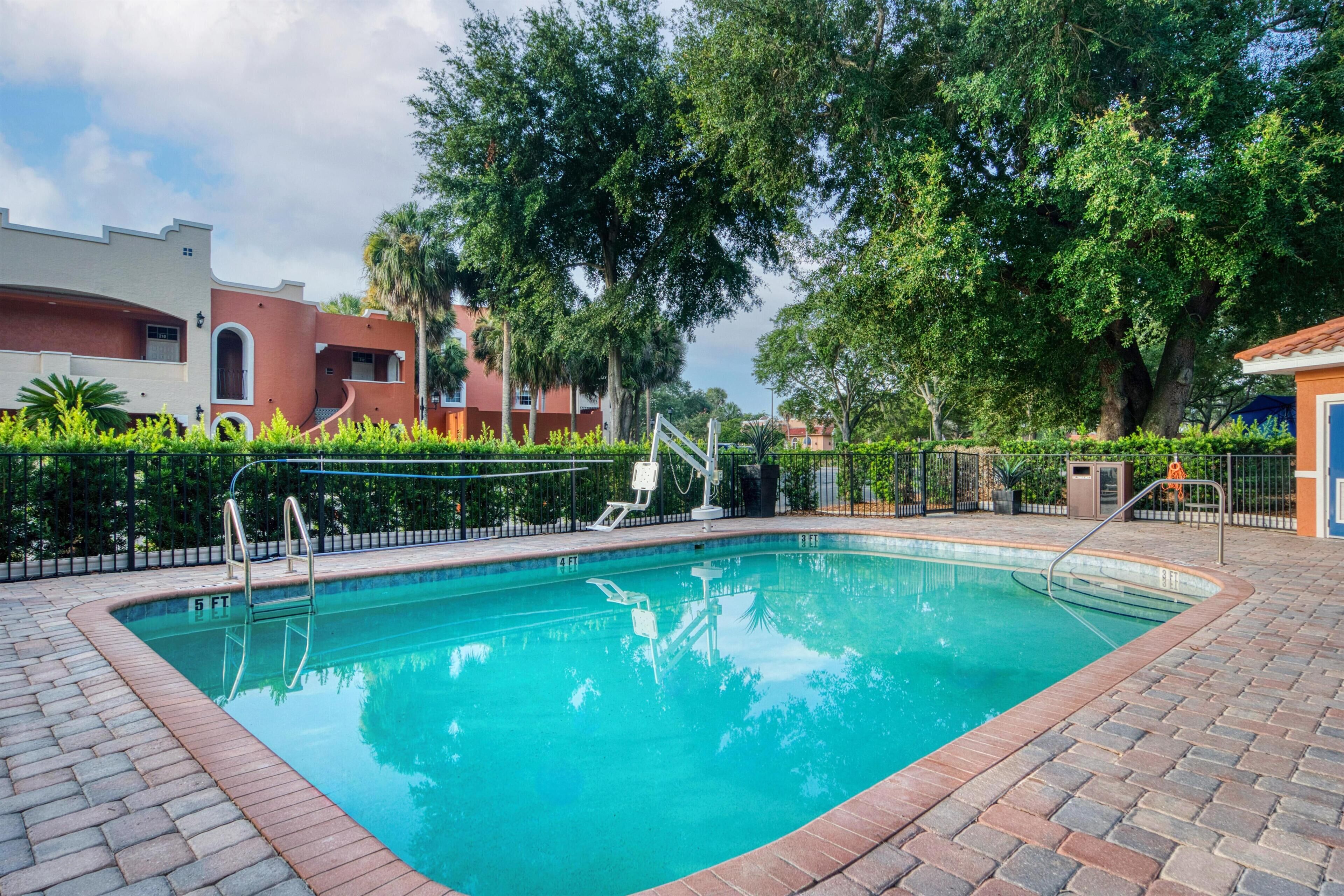 Outdoor pool, open 8:30 AM to 8:30 PM, pool umbrellas, sun loungers