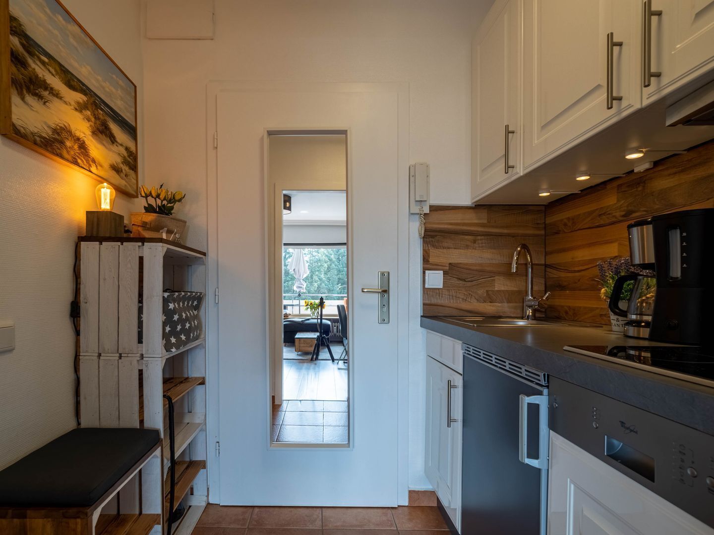 Kühlschrank, Herdplatte, Geschirrspüler