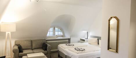 1 quarto, roupa de cama