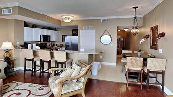 Condo, Multiple Beds, Balcony, Ocean View | Interior