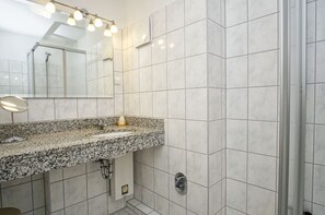 Shower, hair dryer