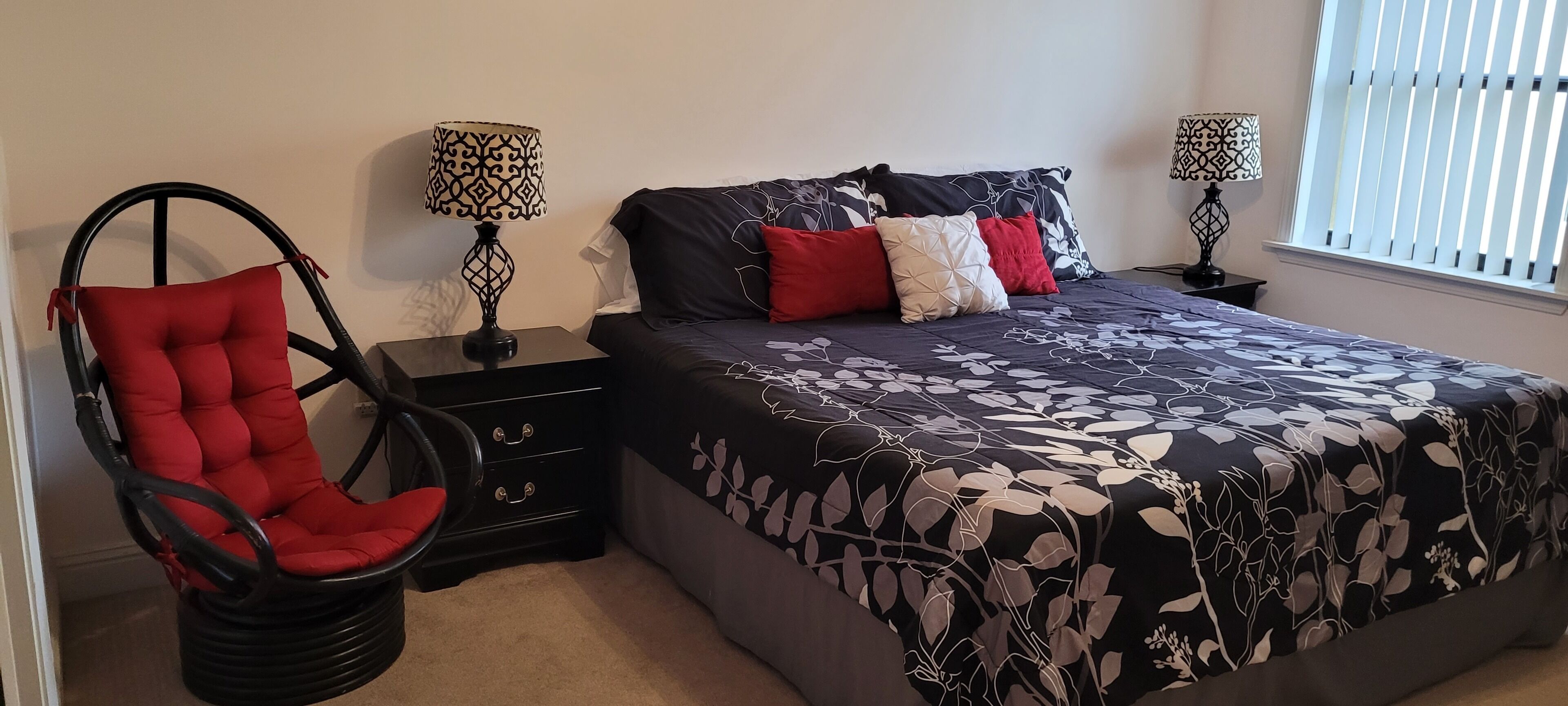2 bedrooms, iron/ironing board, travel crib, WiFi