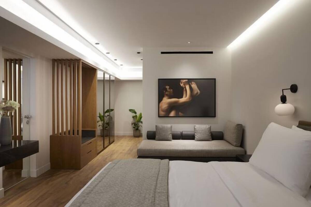 1 slaapkamer, lakens van Egyptisch katoen, luxe beddengoed