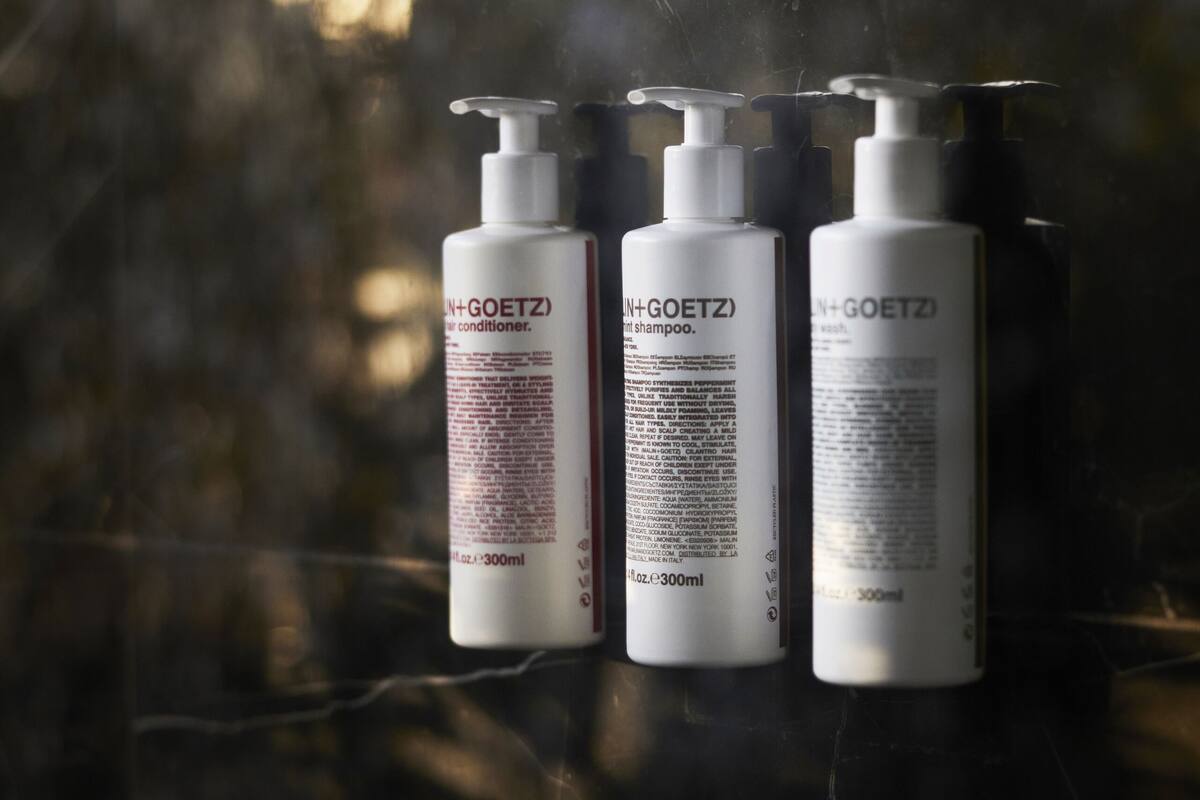 teight penthouse suite | bathroom | rainfall showerhead, designer toiletries, hair dryer, bathrobes