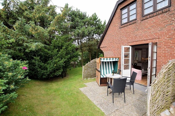 Outdoor dining - Landhaus Ruusenhüs App. Ruu 02 - Landhaus Ruusenhüs (Sylt)