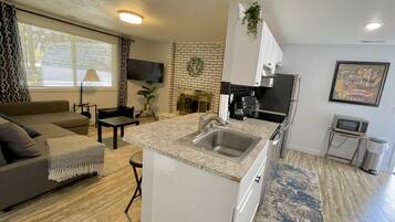 TV connectée, cheminée