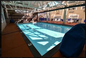 Indoor pool, a heated pool