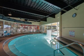Indoor pool, outdoor pool