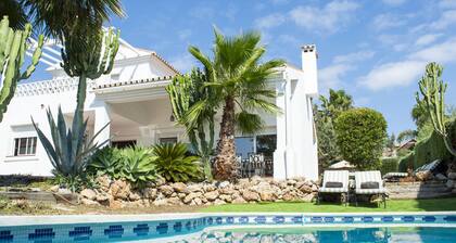Luxery large Villa with pool 650 m to the beach