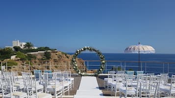 Área para banquetes al aire libre