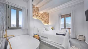 Draps en coton égyptien, literie de qualité supérieure, surmatelas