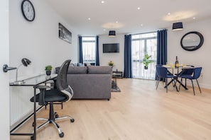 Deluxe appartement, privébadkamer | Lounge