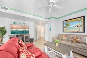 TV, video games - Stunning Oceanfront 2BR Beach Villa with 3 Balconies (Daytona Beach)