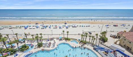 Indoor pool, a heated pool