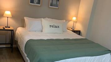 Wi-Fi de cortesia, roupa de cama