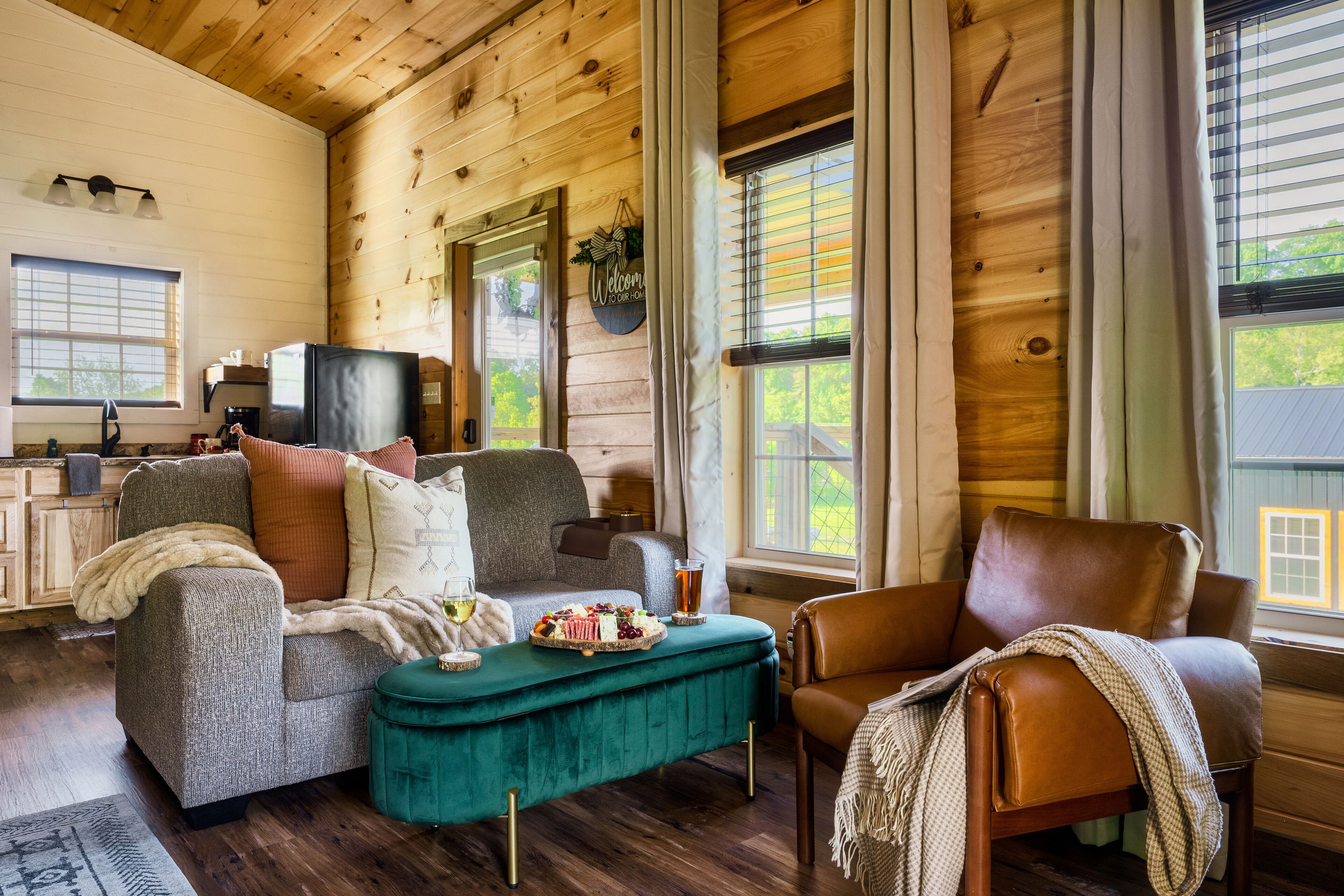 TV connectée, cheminée