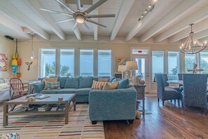 Smart TV, fireplace, printers