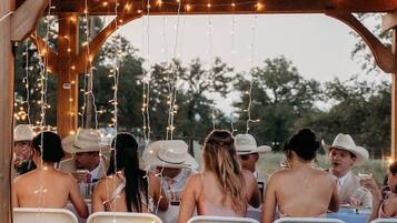 Udendørs banketområde