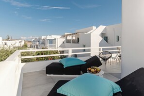 Luxury-Suite, 2 Schlafzimmer (Heated Private Pool) | Terrasse/Patio