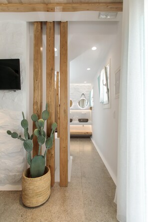 Suite de lujo, 2 habitaciones, alberca privada | 2 habitaciones y ropa de cama de alta calidad 