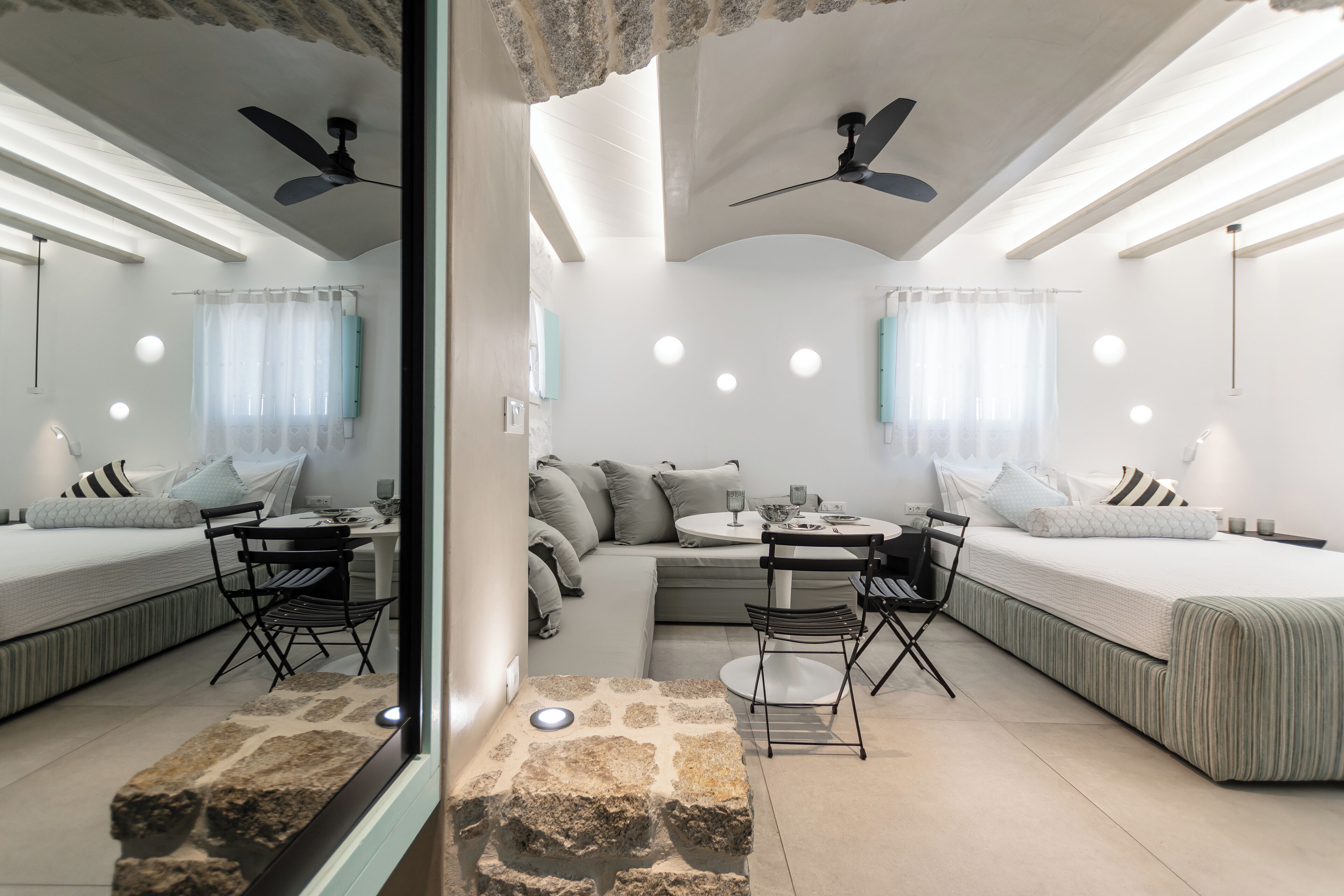 Premium-suite - 1 queensize-seng med sovesofa - boblebad | Premium-sengetøj, pengeskab på værelset, lydisolering