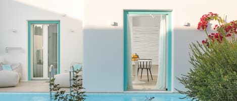 Junior Suite, 1 Katil Ratu (Queen) dengan Katil Sofa, Private Pool | Teres/patio