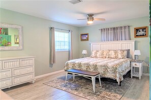 2 bedrooms, desk, iron/ironing board, free WiFi