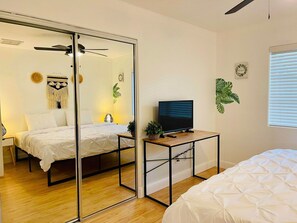 5 bedrooms, iron/ironing board, travel crib, free WiFi