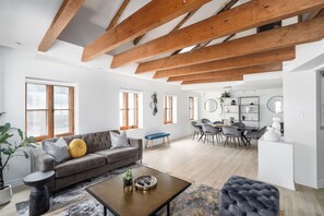 Exclusive Apartment | Living area | TV - Le Nomade MTL (Montreal)