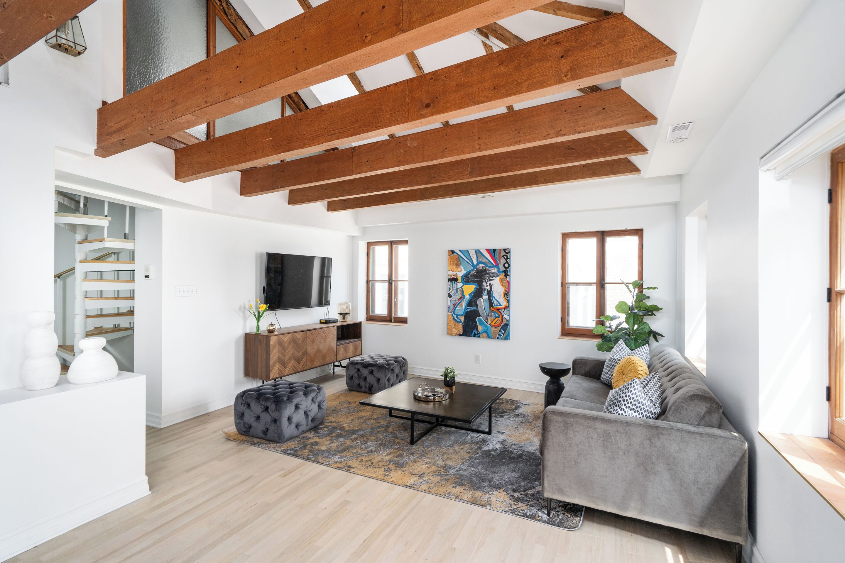 独特公寓 | 起居区 | 电视