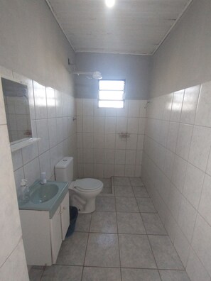 Shower, toilet paper