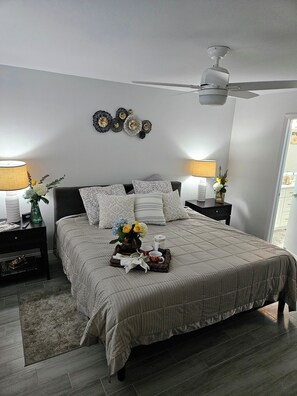 2 bedrooms, iron/ironing board, free WiFi, bed sheets