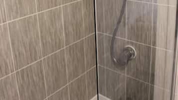 House | Bathroom | Combined shower/tub, deep soaking tub, towels