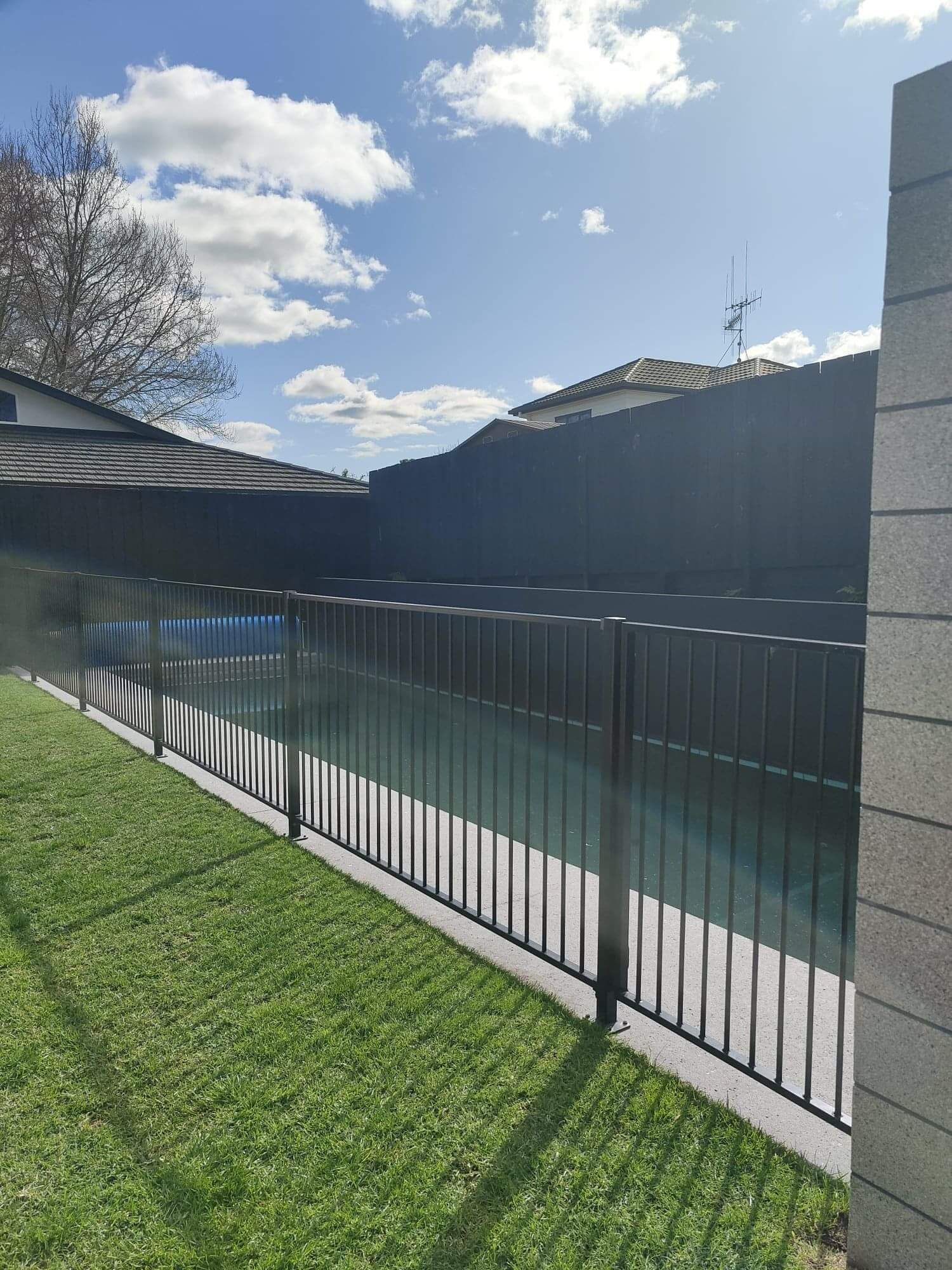 Piscina externa, piscina aquecida