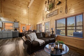 Smart TV, fireplace, video games