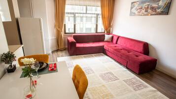 32-inch LCD TV with satellite channels, TV, printers