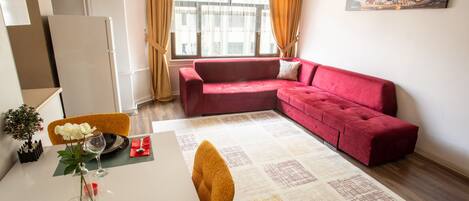 32-inch LCD TV with satellite channels, TV, printers