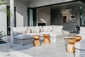 Living area - Concrete Retreat (Canggu)