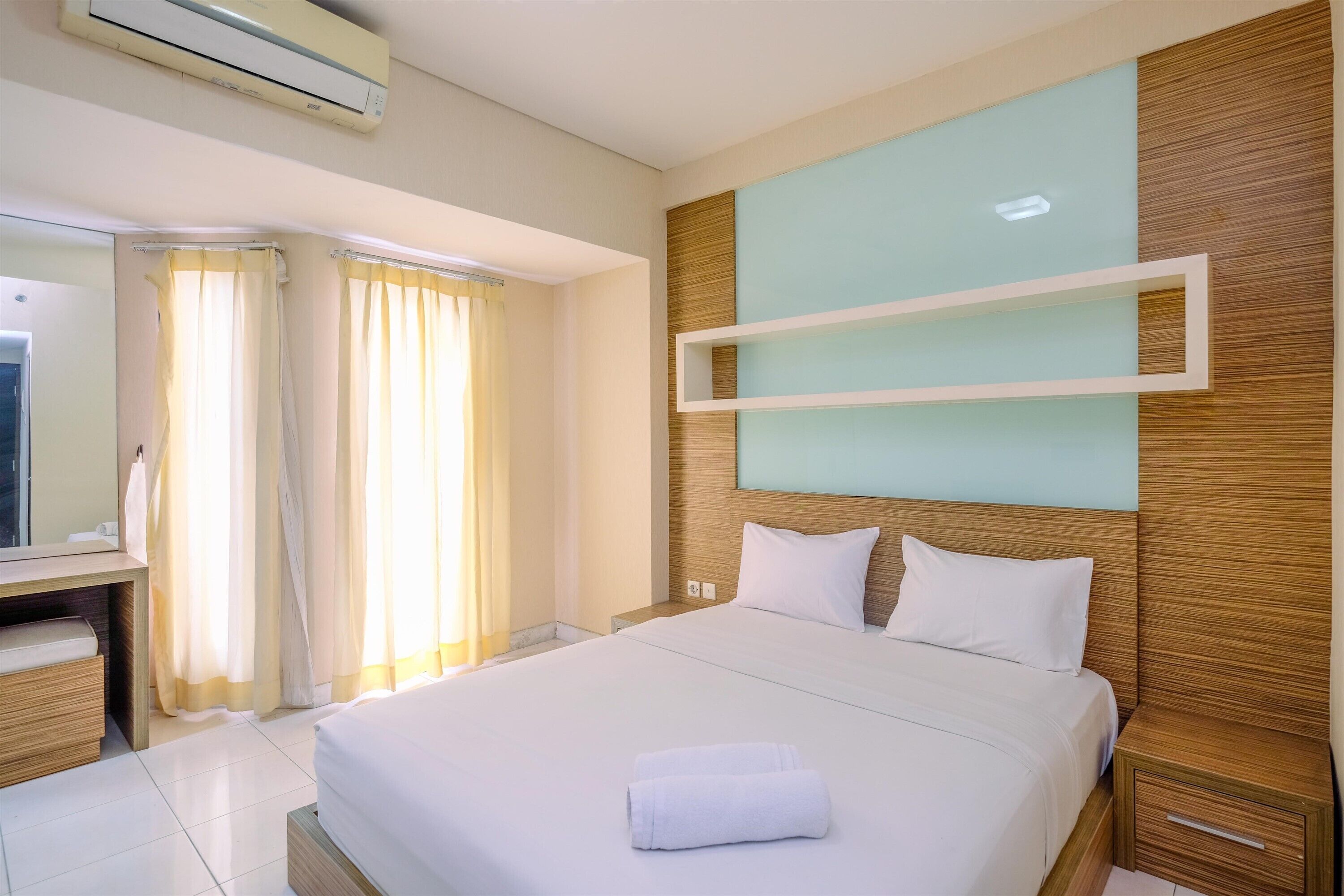 1 habitación y ropa de cama 
