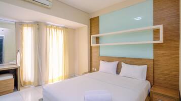 1 habitación y ropa de cama