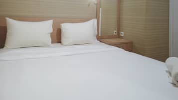 2 bedrooms, bed sheets