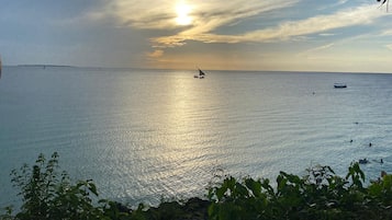 Utsikt mot havet/stranden
