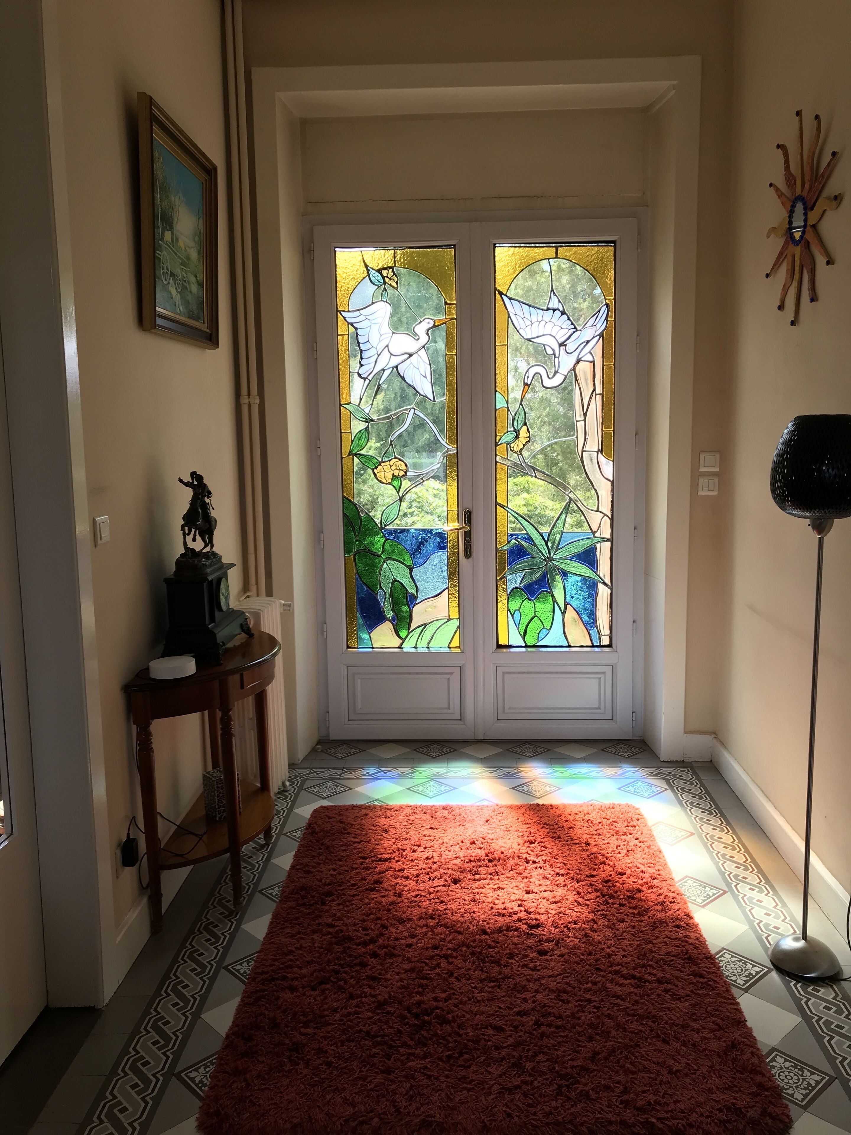 Interior entrance