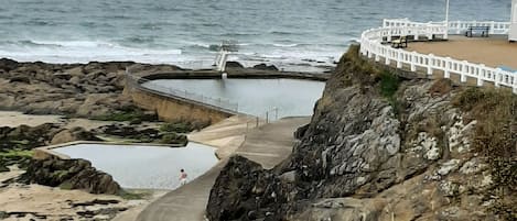 Tæt på stranden, liggestole